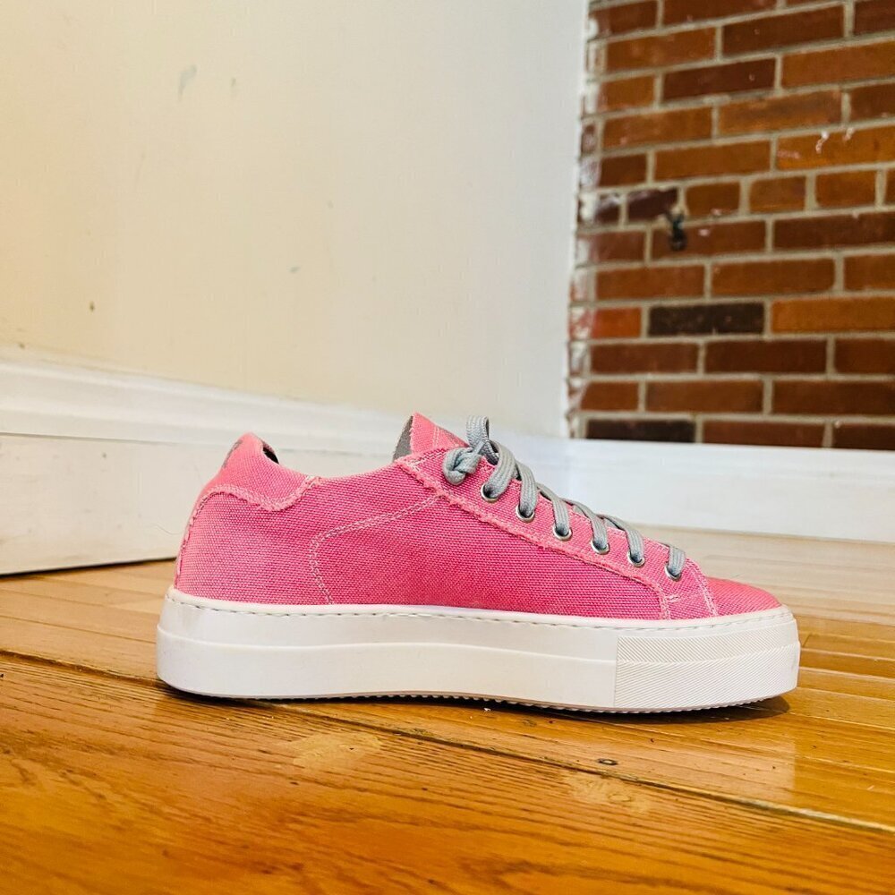 P448 Pilnk Canvas Sneakers Women’s 38 US 7.5 - 8 BRAND NEW - Picture 4 of 16